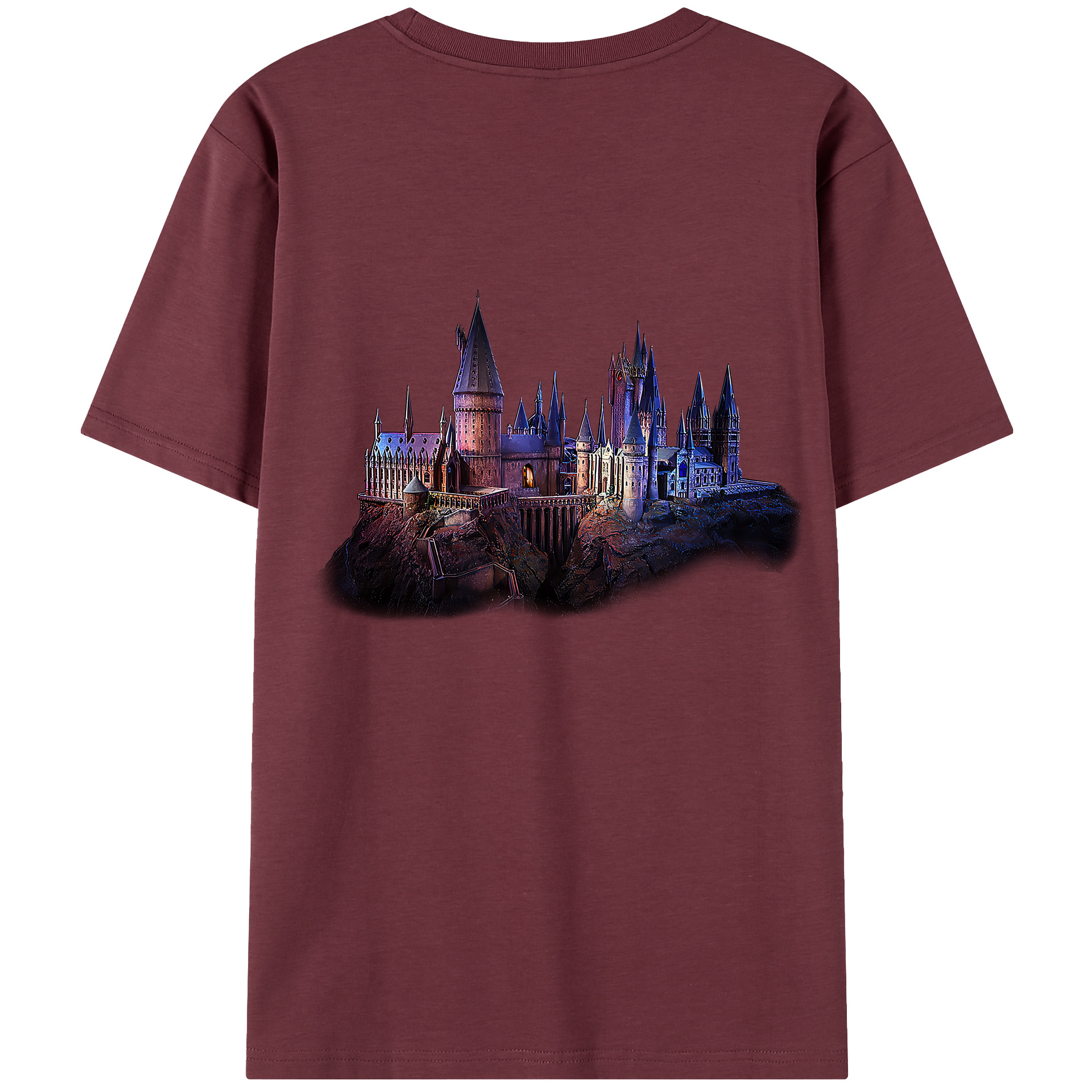 （画像用） Harry Potter ハリー・ポッターシリーズ 綿100％半袖Tシャツ（背面プリント）